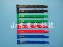 编号鸭脚环多彩区分家禽脚环图2