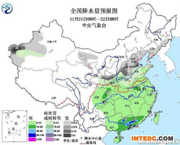 我国中东部大降温或狂跌16℃ 10省市迎初雪