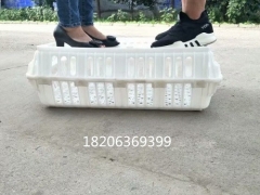 自锁式元宝鸭运输笼成鸭周转筐加高加厚塑料鸭筐图6