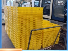 塑料鸡苗转运筐塑料鸡苗箱加厚四格运输鸡苗筐孵化场用鸡苗鸭苗箱图2
